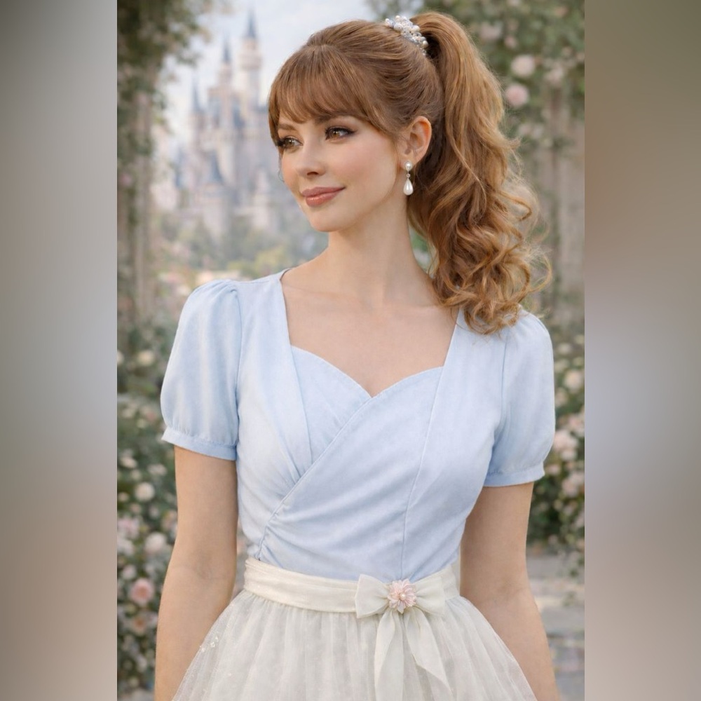Fairycore Princess Pastel Sweetheart Blouse